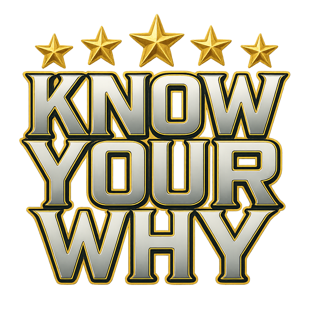 KNOW YOUR WHY emblem